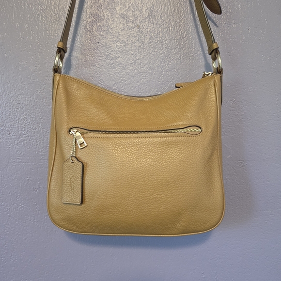 COACH Ellie File Gold-tone Pebble Leather Crossbody Bag - Picture 4 of 12